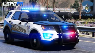 مود پلیس بازی جی تی ای وی | گشت شریف مناطق روستایی || GTA 5 LSPDFR Sheriff Patrol
