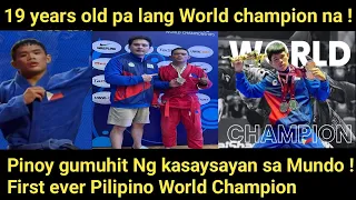 Pinoy gumuhit Ng kasaysayan! 19 years old world champion na !