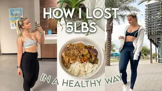 HOW I LOST 5LBS IN 2 WEEKS | How to lose weight in a healthy way