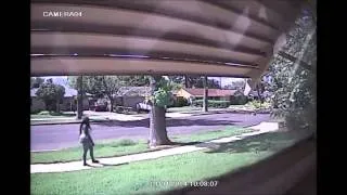 Burglary Suspect Caught On Video    NR14164wr