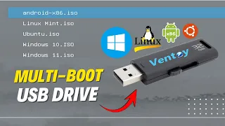 Create a Multi-OS Bootable USB Drive | Boot Multiple ISO Files from One USB