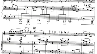 Robert Muczynski - Sonata for Alto Saxophone and Piano, Op. 29 (1979) [Score-Video]