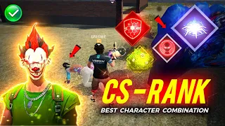 Best character combination for cs rank | CS rank best skill combination