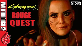 Cyberpunk 2077 Gameplay Walkthrough Chippin' In "Rogue Quest" [4K 60FPS PS5] Side Jobs #12