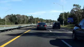 Jacksonville East Beltway (Interstate 295 Exits 35 to 45) southbound