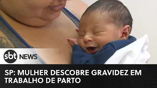 SP: mulher descobre gravidez já em trabalho de parto | #SBTNewsnaTV (03/05/23)