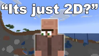 Minecraft but I escape the 2D CIVILIZATION