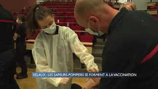 Velaux : les sapeurs-pompiers se forment à la vaccination