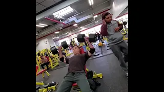 Gym Douche gets annoyed at teen for walking in front of camera