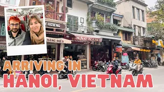 Arriving in Hanoi, Vietnam 🇻🇳 Exploring The Old Quarters, Vietnamese Tea & Foods. Travel Vlog!