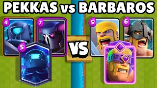 PEKKAS vs BARBARIANS | CLASH ROYALE OLYMPICS