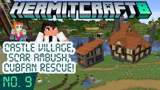 HermitCraft 8 ep 9 — Castle Village! Cubfan rescue!