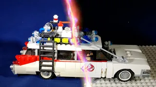 Lego Ghostbusters Ecto-1 v2 MOC Car Review, Comparison and Showcase