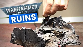 The ESSENTIAL guide to build WH40k Ruins (scatter terrain)