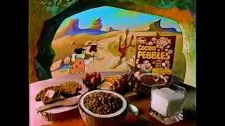 Cocoa Pebbles Commercial - The Flintstones (Fred & Barney) 1985