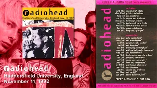 Radiohead - Live @ Huddersfield University, England, 1992 (fixed pitch)