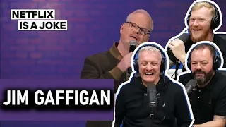 Jim Gaffigan Constantly Annoys His Wife REACTION | OFFICE BLOKES REACT!!