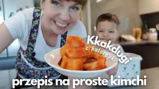 Przepis na KIMCHI - pyszne i proste kkakdugi z kalarepki! - Kimchi idealne do kotleta