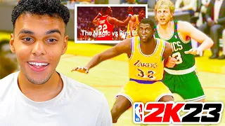 PLAYING THE MAGIC VS BIRD MyNBA ERA IN NBA 2K23!