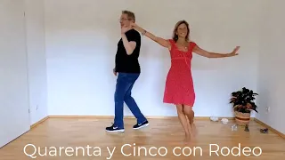 Cuban Salsa Moves Quick Demo 56: Quarenta y Cinco con Rodeo