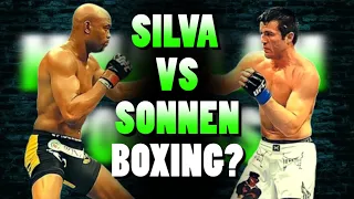 Anderson Silva Vs Chael Sonnen Boxing Match | Kind of Poetic nice final match