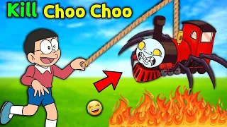 Nobita Playing Funniest Choo Choo Charles Game 🤣