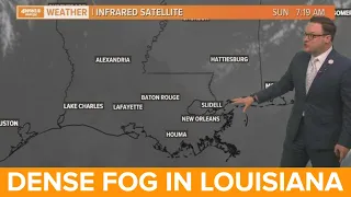 New Orleans Weather: Dense AM fog to begin 2023