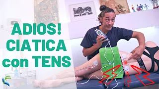 How to remove the PAIN of SCIATICA ⚡ with a TENS 🤩 Fisiolution