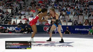 Sarah Hildebrandt VS Victoria Anthony - Women’s freestyle (50 kg.)