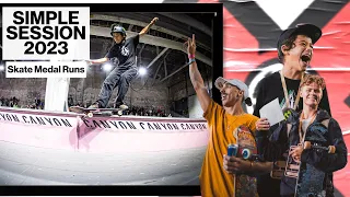 SIMPLE SESSION 2023 SKATEBOARD MEDAL RUNS | X Games