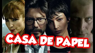 CASA DE PAPEL : Découvrez la vraie identité des acteurs de la série !