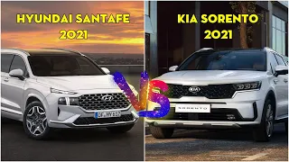 So sánh Hyundai Santafe 2021 và Kia Sorento 2021, nên mua xe nào phân khúc SUV Hàn? |BẢO HÀ AUTO