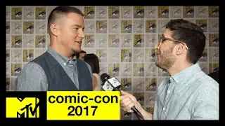 Channing Tatum Talks Marvel's 'Gambit' | Comic-Con 2017 | MTV