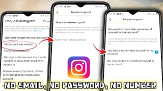 How to Recover Hacked Instagram Account without Email Phone Number & Password 2024