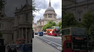 St Paul's Cathedral Street, London #shorts #london #stpaulscathedral