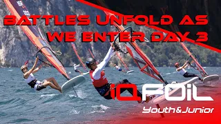 Battles Unfold on Day 3 of racing - iQFOiL Youth & Junior Europeans