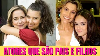 OS 30 ATORES QUE NA VIDA REAL SÃO PAIS E FILHOS