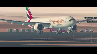 !!RUSH HOUR!! Early morning arrivals at OMDB | Infinite Flight Plane Spotting | Expert Server