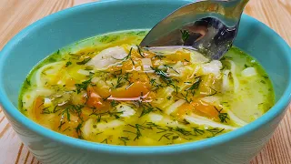 Turkish Chicken Soup You Can't Stop Eating! Delicious soup in 30 minutes!