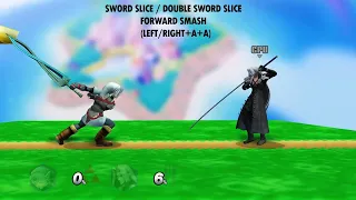 PROJECT M EX REMIX 0.95 B FIERCE DEITY LINK MOVESET SHOWCASE