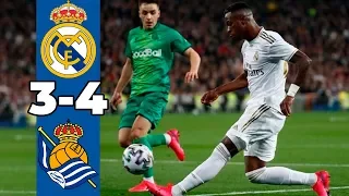 Реал Мадрид - Реал Сосьедад 3-4. Обзор матча. Голы и моменты.
