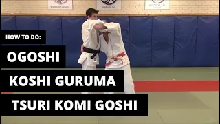 How to do Ogoshi / Tsuri Komi Goshi / Koshi Guruma