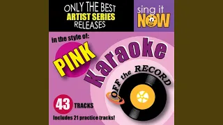Misery (In the style of Pink & Steve Tyler) (Karaoke Version with Lead Vocal)