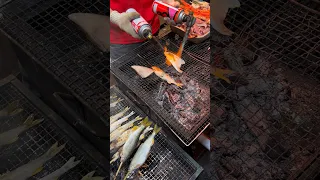GRILLING FISH, JAPANESE STYLE ! TSUKIJI MARKET: #tsukijimarket #tokyo #japan
