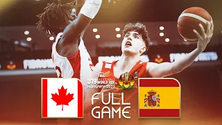 Canada v Spain | Full Basketball Game | FIBA U19 Basketball World Cup 2023