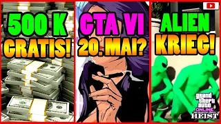 🙌Alle Neuen Inhalte!🙌 500K GRATIS! GTA 6 Am 20. MAI? 3X GELD + Mehr! [GTA 5 Online Casino Heist DLC]