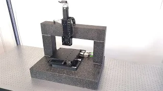 XYZ Compact Gantry on Granite (3-axis High-Precision Positioning System)