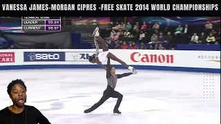 Vanessa JAMES   Morgan CIPRES Free skate FRA 2014 World Championships Line Haddad Choreography