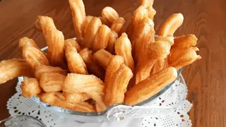 КАК ОЧЕНЬ ПРОСТО ПРИГОТОВИТЬ ИСПАНСКИЙ ДЕСЕРТ ЧУРРОС ✔SPANISH CHURROS