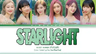 SECRET NUMBER - STARLIGHT (color Coded Lyrics) | Terjemahan bahasa indonesia